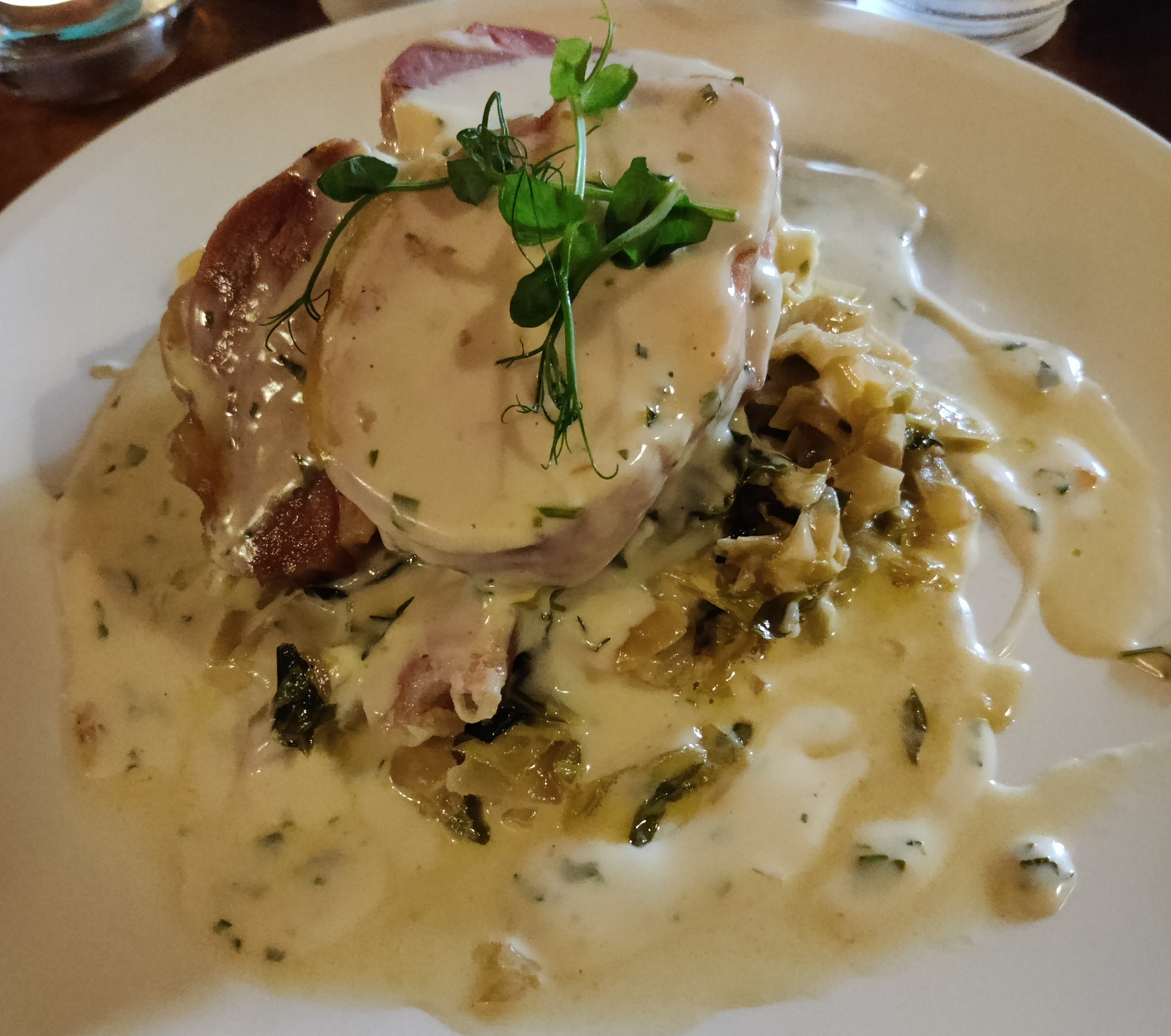 Traditional bacon and cabbage