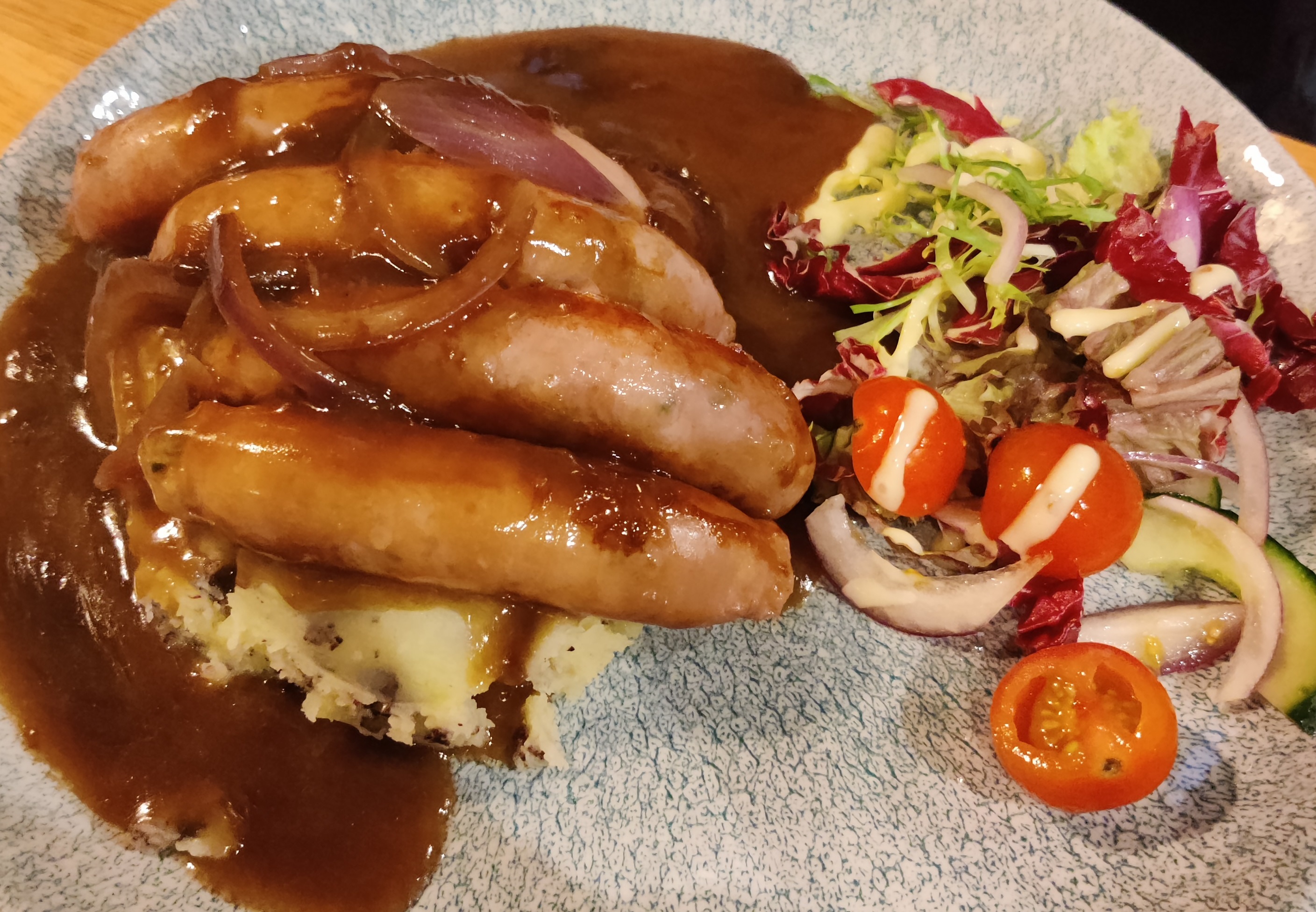 Bangers and mash